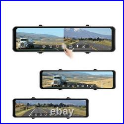 1080P 12 HD Lens Car SUV DVR Dash Cam Video Camera Recorder + Rearview Mirror