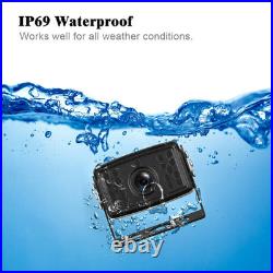 1080P RV Backup Camera 10.36 4K Touchscreen Monitor DVR for Truck Bus Trailer