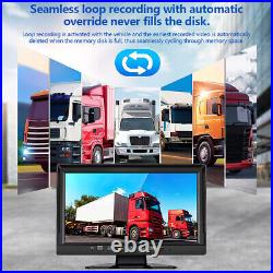 1080P RV Four Backup Camera Side Rear View 10.1 DVR Monitor for Truck Trailer 1080P RV Four Backup Camera Side Rear View 10.1 DVR Monitor for Truck Trailer