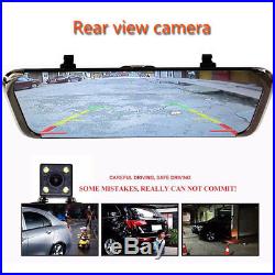 10INCH ADAS 1080P 4G Android 5.1 Car DVR Dashcam Backup Camera Rear View Mirror