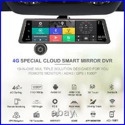 10Touch Screen bundled backup Rearview Mirror smart Android Car DVR dash Camera