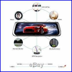 10 1080P HD 4G Andriod Car Rear View Mirror DVR Camera ADAS GPS Video Recorder