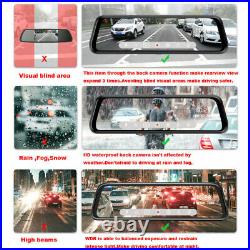 10 1080P Video Camera Dash Cam Car Rear View Mirror DVR ADAS Anytek T11 PLUS