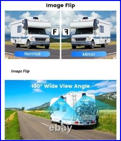 10.1'' 4CHMonitor Touch Screen DVR Backup Rear View Camera 4CH BUS Truck Trailer