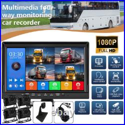 10.1 4CH AHD 1080P Vehicle Backup Camera System DVR Reversing Night Vision 10.1 4CH AHD 1080P Vehicle Backup Camera System DVR Reversing Night Vision