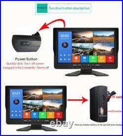 10.1 AHD 1080P Screen Car/RV/Bus/Truck Monitor Rear View Camera Splitscreen CCD