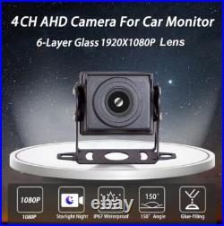 10.1 AHD 1080P Screen Car/RV/Bus/Truck Monitor Rear View Camera Splitscreen CCD