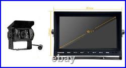 10.1 Caravan 4x Camera 4PIN 9 Quad Monitor 12V/24V Reversing CCD Camera System