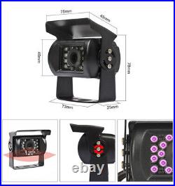 10.1 Monitor 4 CCD Rear View Camera IR Night Vision Waterproof 12-24V For Truck