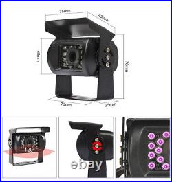 10.1 Monitor CCD Rear View Heavy Duty Camera IR Night Vision Waterproof 12-24V