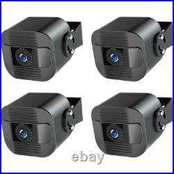 10.1 Quad Monitor DVR 4 Side Rear View Reversing Camera For Truck Trailer BUS