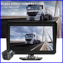 10.1 Quad Monitor DVR 4 Side Rear View Reversing Camera RV Truck Trailer BUS