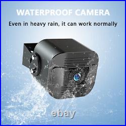 10.1 Quad Monitor DVR 4 Side Rear View Reversing Camera RV Truck Trailer BUS