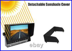 10.1 Quad Monitor DVR Max 256GB 4x 4PIN 1080P AHD IR Rear View Camera For Truck