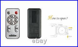 10.1 Quad Split Monitor +4X CCD Rear View Backup Camera System For Bus Truck RV