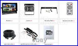 10.1 Quad Split Monitor +4X CCD Rear View Backup Camera System For Bus Truck RV