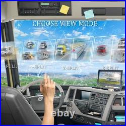 10.1 Quad Split Monitor Screen 4PIN 4X CCD Rear View Backup Camera for Truck RV 10.1 Quad Split Monitor Screen 4PIN 4X CCD Rear View Backup Camera for Truck RV
