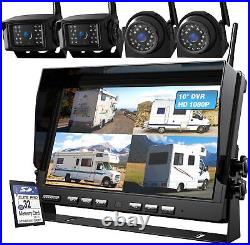 10.1'' Wireless Digital DVR Monitor Rear Side View Camera for Truck/Trailer/RV 10.1'' Wireless Digital DVR Monitor Rear Side View Camera for Truck/Trailer/RV