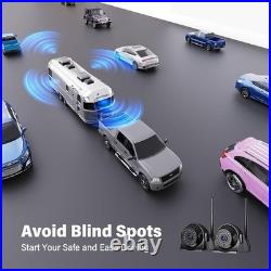 10.1 Wireless Solar Magnetic 9600mA Backup Camera IPS Monitor DVR for Truck RVs