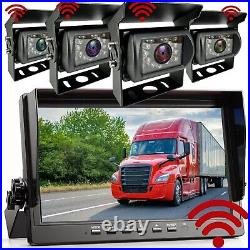 10.2 Wireless Backup Rear View Camera System Monitor RV Truck Bus Night Vision