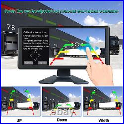 10.36 4k Monitor 1080P Backup Camera Front for Truck Rear Side 360 View Reverse