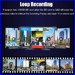 10.36 4k Monitor 1080P Backup Camera Front for Truck Rear Side 360 View Reverse