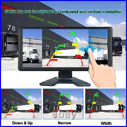 10.36 5ch Monitor 1080P Backup Camera IR AHD Night Vision For Truck 360 View