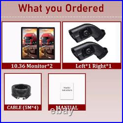 10.36 Bus Truck Electronic Rearview Mirror DVR Monitor 2 Channel BSD Side View 10.36 Bus Truck Electronic Rearview Mirror DVR Monitor 2 Channel BSD Side View