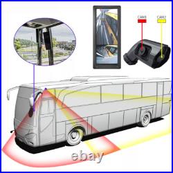 10.36 Bus Truck Electronic Rearview Mirror DVR Monitor 2 Channel BSD Side View 10.36 Bus Truck Electronic Rearview Mirror DVR Monitor 2 Channel BSD Side View