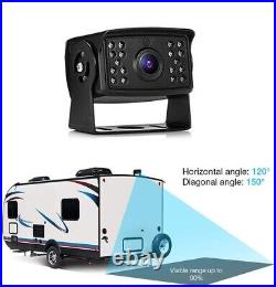 10.36 DVR Monitor 5x 1080P Front Dash Cam Side Rear View Camera For Caravan Rv