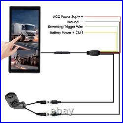 10.36 Electronic Rear View Mirror Monitor Camera BSD Alarm DVR Video Recorder