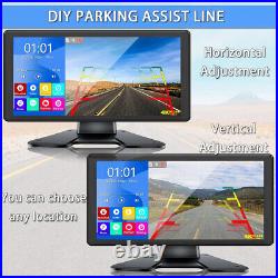 10.36'' IPS Quad DVR Monitor Screen BT Rear View Backup Camera for Truck Bus RV