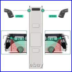 10.36 Monitor 4ch BSD Side Electronic Rear View Mirror Camera Side Blind Area