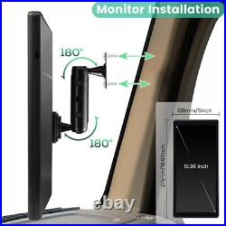 10.36 Monitor R L Side Electronic 2XRear Back View Mirror Camera For Blind Area