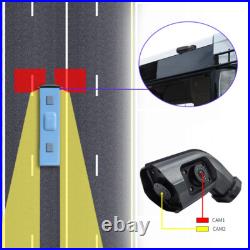 10.36 Monitor R L Side Electronic Rear View Mirror Camera For Side Blind Area