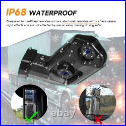 10.36 Monitor R & L Side Electronic Rear View Mirror Camera For Side Blind Area