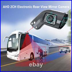 10.36 Monitor R L Side Electronic Rear View Mirror Camera For Side Blind Areas