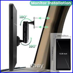 10.36 Monitor R L Side Electronic Rear View Mirror Camera For Side Blind Areas