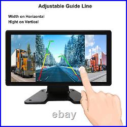 10.36 Touch Screen 5ch DVR Monitor 5x 1080P Front Side Rear View Camera Package