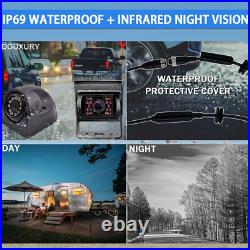 10.36 Touch Screen DVR Monitor Bluetooth MP5 1080P Side Backup Camera For Truck