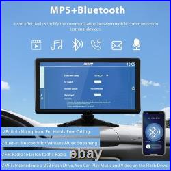 10.36 Touch Screen DVR Monitor Bluetooth MP5 1080P Side Backup Camera For Truck