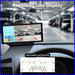 10.36 Touch Screen DVR Monitor Bluetooth USB Front Side Rear View Camera Truck