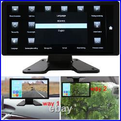 10.36 Touch Screen DVR Monitor Bluetooth USB Heavy Duty Rear View Camera Kit