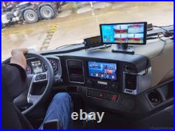 10.36 Touch Screen Quad Split Monitor DVR 12-36V 4x Front Side Rear View Camera