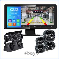 10.36 Touchscreen IPS DVR Quad Monitor 360 Front/Side Rear View Cameras Package