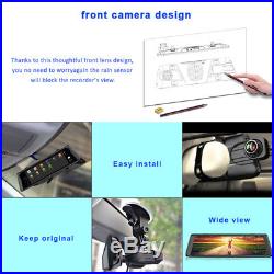 10 3G Wifi HD 1080P Car DVR Rearview Camera Mirror Android 5.0 GPS Dash Cam