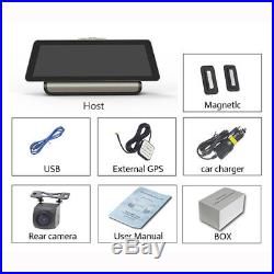 10 Full HD Touch IPS 4G ADAS Car GPS Wifi Android Rearview Camera DVR Recorder