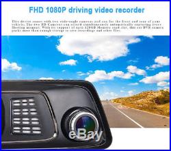 10 Full Touch IPS 4G Android Mirror GPS Car DVR Recorder Rear View Camera ADAS