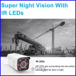 10'' IPS Monitor Wireless 30x Zoom Car Backup Rear Front Camera For Tower Crane