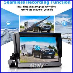 10'' IPS Monitor Wireless 30x Zoom Car Backup Rear Front Camera For Tower Crane